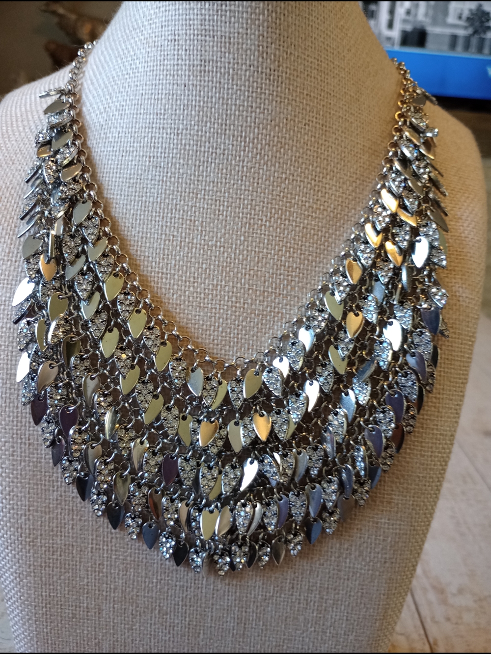 Vintage Zi-Silver Multi-Layer Necklace